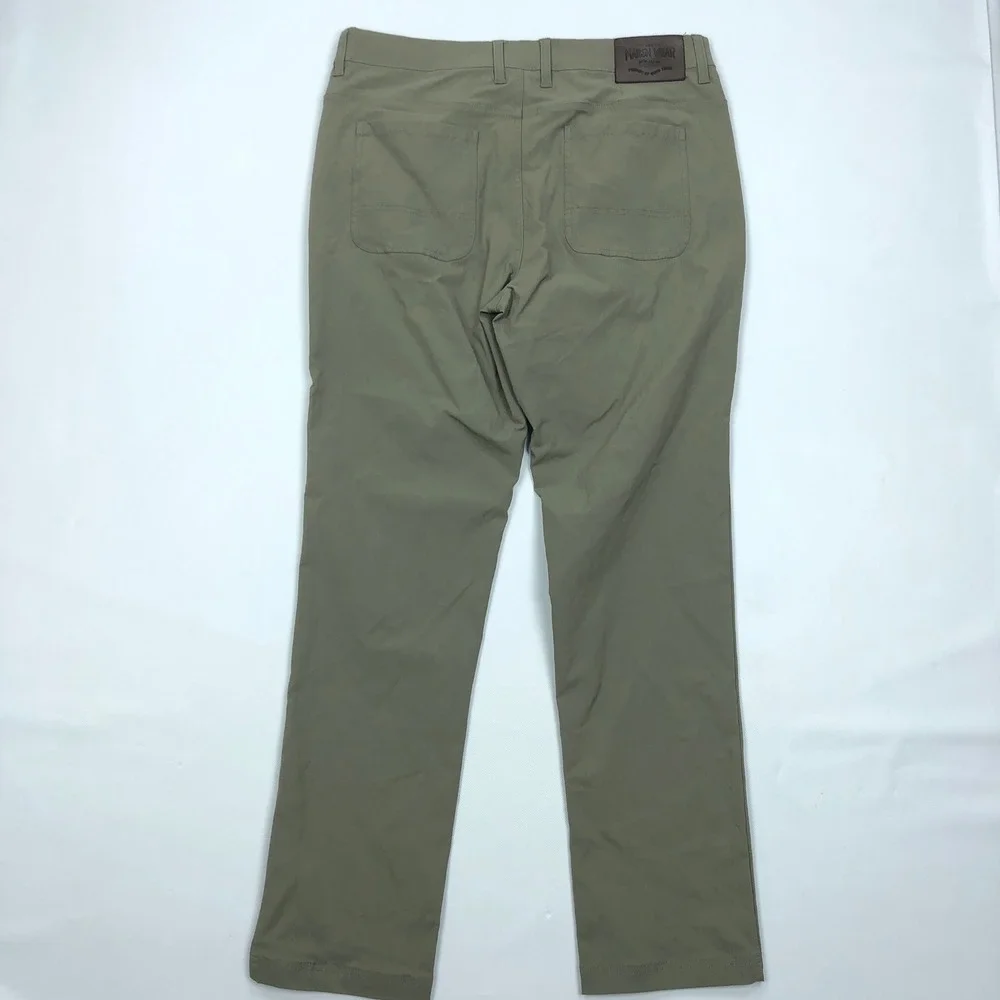 Marsh Wear Long Haul Pants Mens 36x32 Green Performance Nylon Spandex MWP14